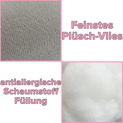 JAKOR® Yoki | Bettschlange geflochten | geprüfte OEKO TEX® Qualität | inkl. Wäschenetz & Tasche | perfekt zum Verschenken