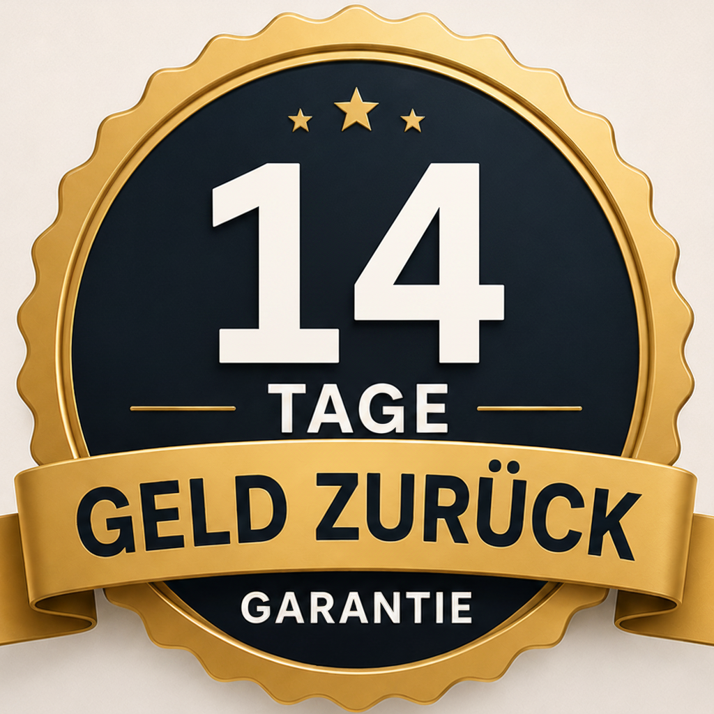 14 Tage Geld zurück Garantie Badge