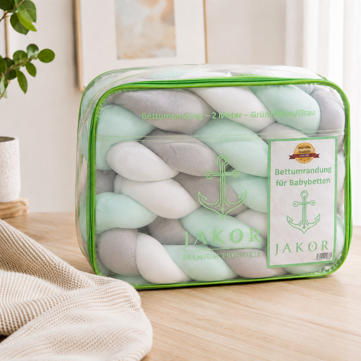 JAKOR® Yoki - geflochtene Bettschlange